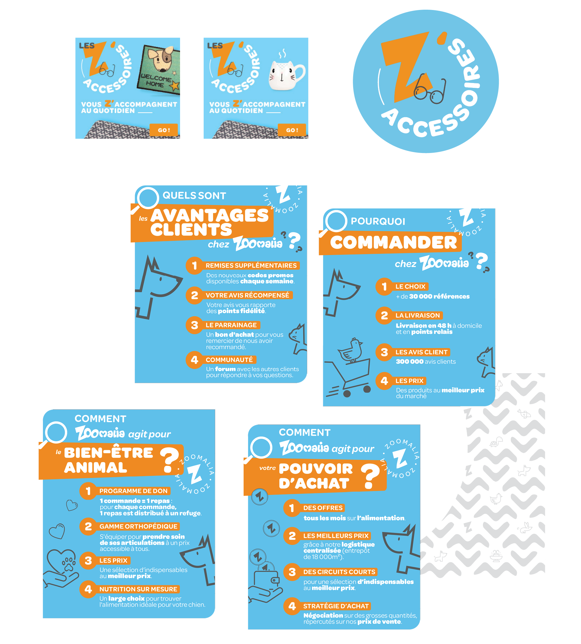 visuel optimisé pour le web, Studio Abélia pour Zoomalia